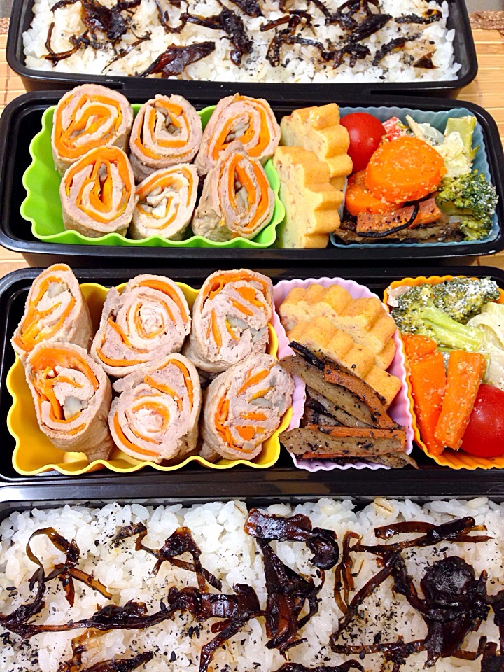旦那さん&息子お弁当